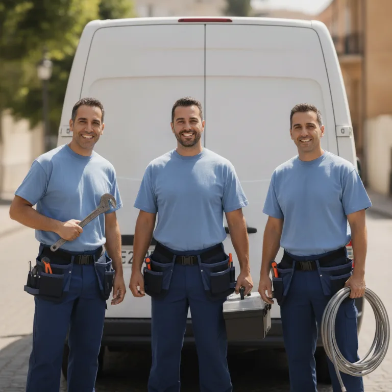 Fontanero equipo en Ribeira
